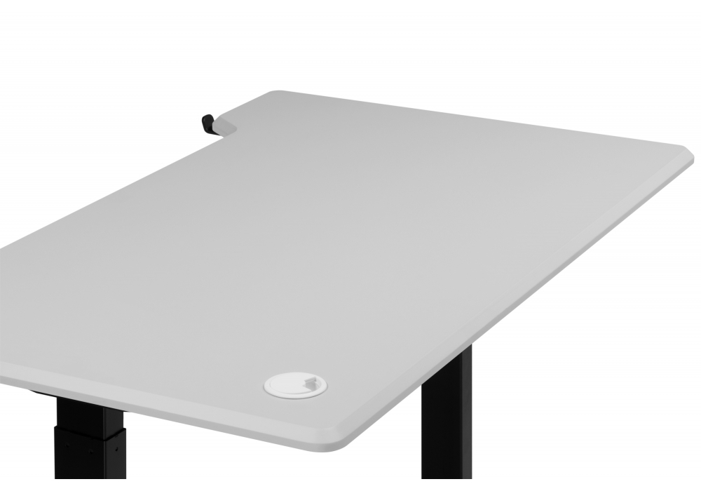 Компьютерный стол Woodville Маркос 120х75 тауп, черный, ножки черные