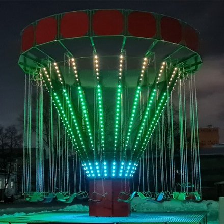 Цепочная карусель «Крона», стационарная высота 8 метров