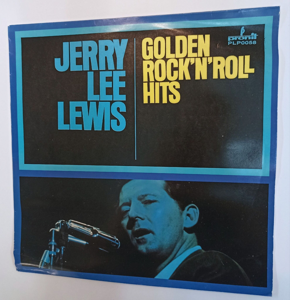 Винтажная виниловая пластинка LP Jerry Lee Lewis Golden Rock n Roll Hits (Польша 1987)