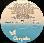 Pat Benatar - Seven The Hard Way (Швеция 1985г.)