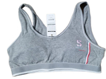 Спортивный топ Sports Bra из хлопка (Размер: XXL) (Цвет: белый)