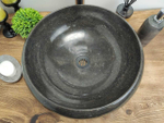 Раковина из мрамора Donut Black Medium DM-60345 45*45*15