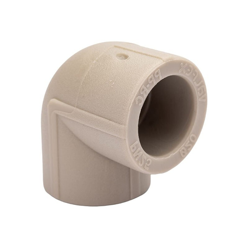 Угольник полипропиленовый 90гр. Valfex, DN 20, PN 25, серый