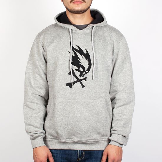 Толстовка PYROMANIAC Face Heather Grey