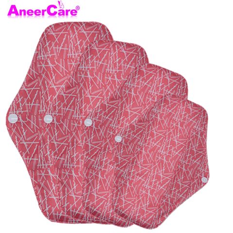 Набор многоразовых Эко-прокладок S, M, L, XL AneerCare, Натуральное бамбуковое волокно