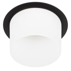 Встраиваемый светильник декоративный ЭРА DK106 BK MR16 GU5.3 черный | Декоративные встраиваемые светильники