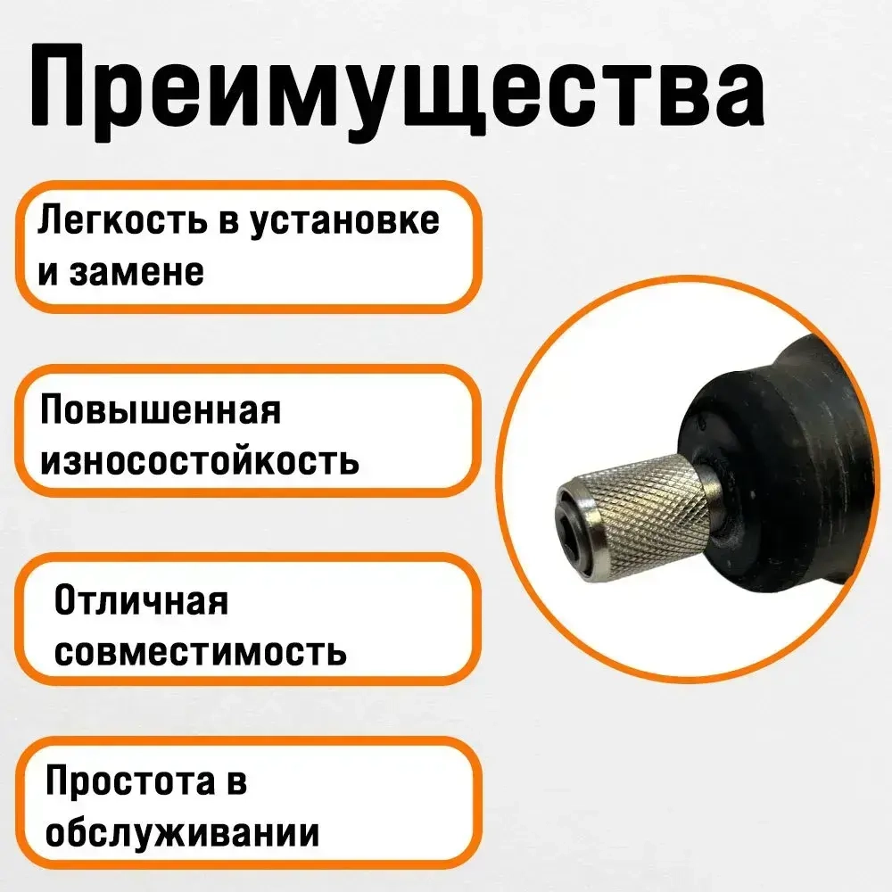 Патрон, переходник для перфоратора под биту, адаптер SDS + plus для бит HEX 6,35 мм, быстрозажимной