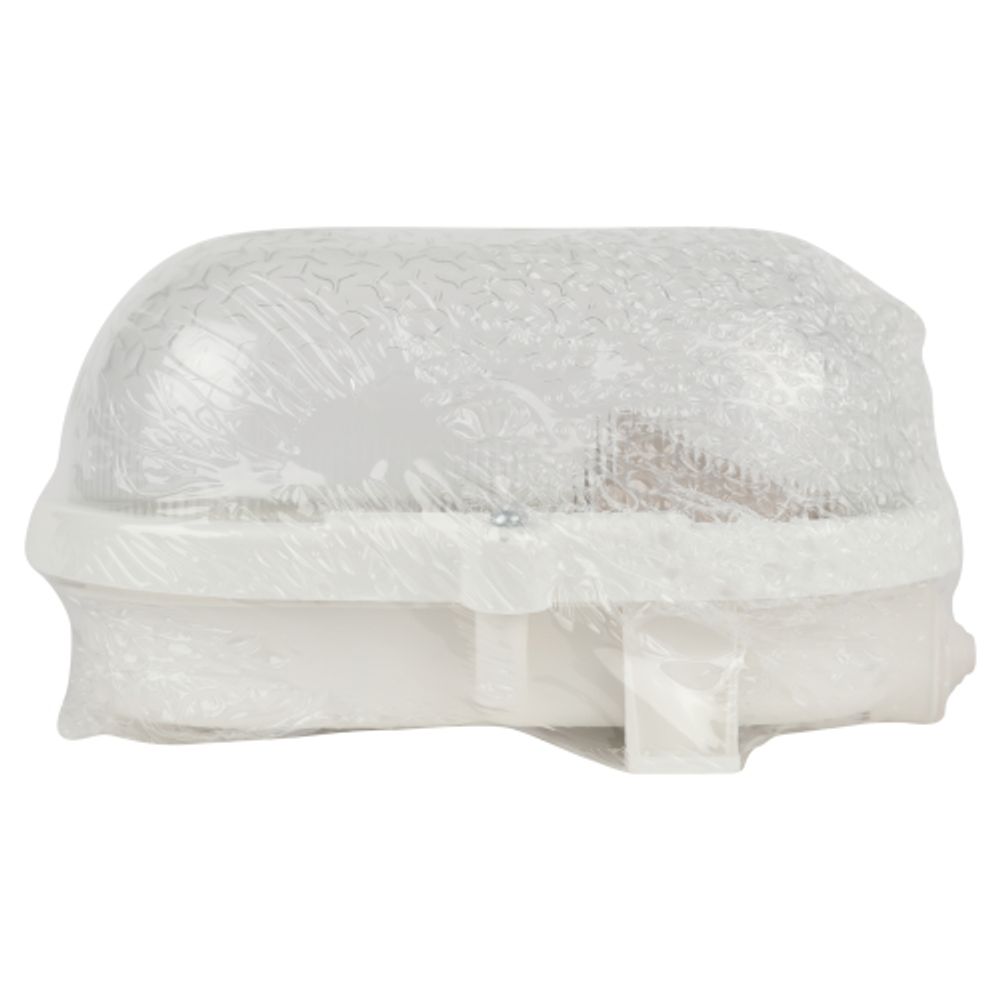 Светильник ЭРА НБП 01-60-012 с ободком Евро пластик / стекло IP53 E27 max 60Вт 185х120х110 овал белый