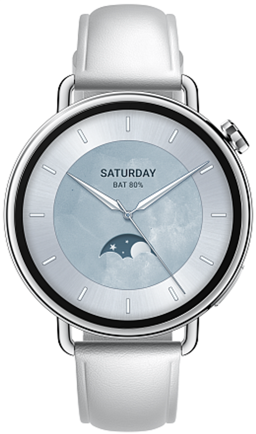 Умные часы Xiaomi Watch S4 41mm RU Leather Strap White BHR07VUGL