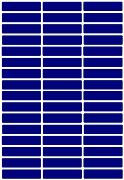 Виниловые наклейки для маркировки Policomprint М13, 42х10 мм. 48 шт.