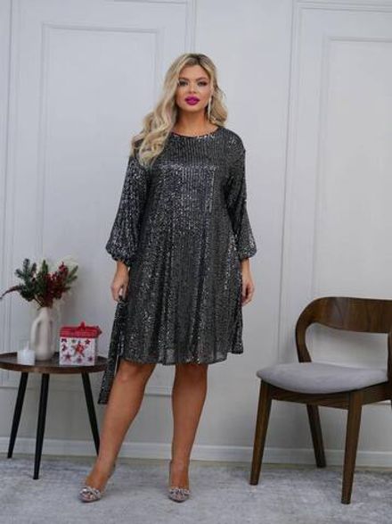 Платье в пайетку 27102304-1 Фабрика Моды