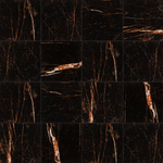 Керамогранит Lavelly Marble Nero черный полированный 600х600х8,2 мм (4 шт.=1,44 кв.м)