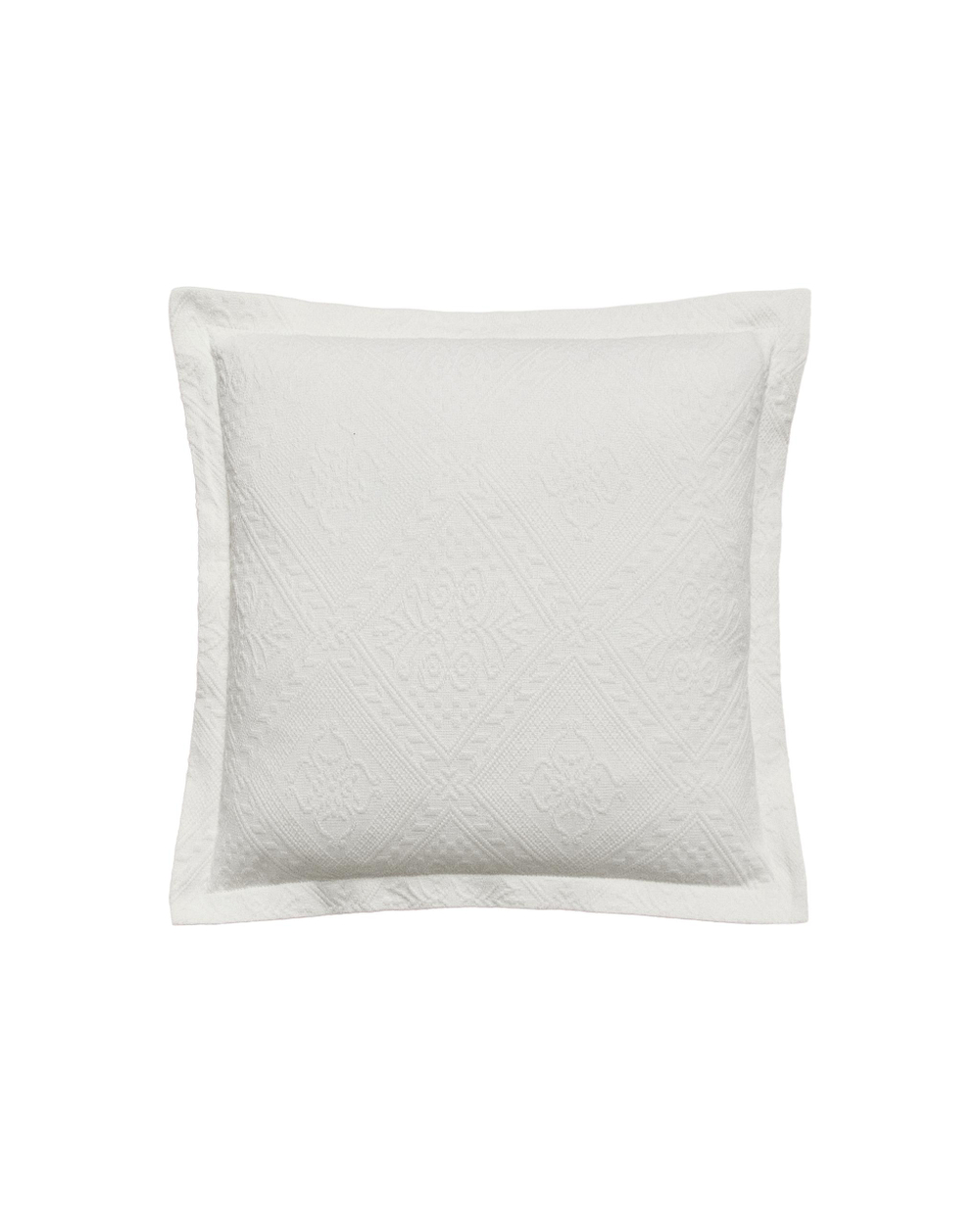 Zara Home наволочка декоративная из хлопка, белый, 50x50 см · 6191/007