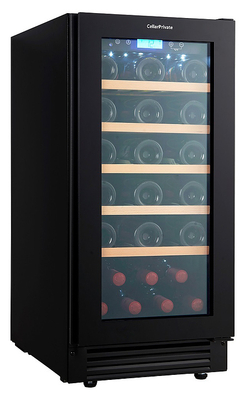 Винный шкаф Cellar Private CP032-1TBH черная дверь
