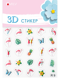 MILV 3D-Стикер R 09