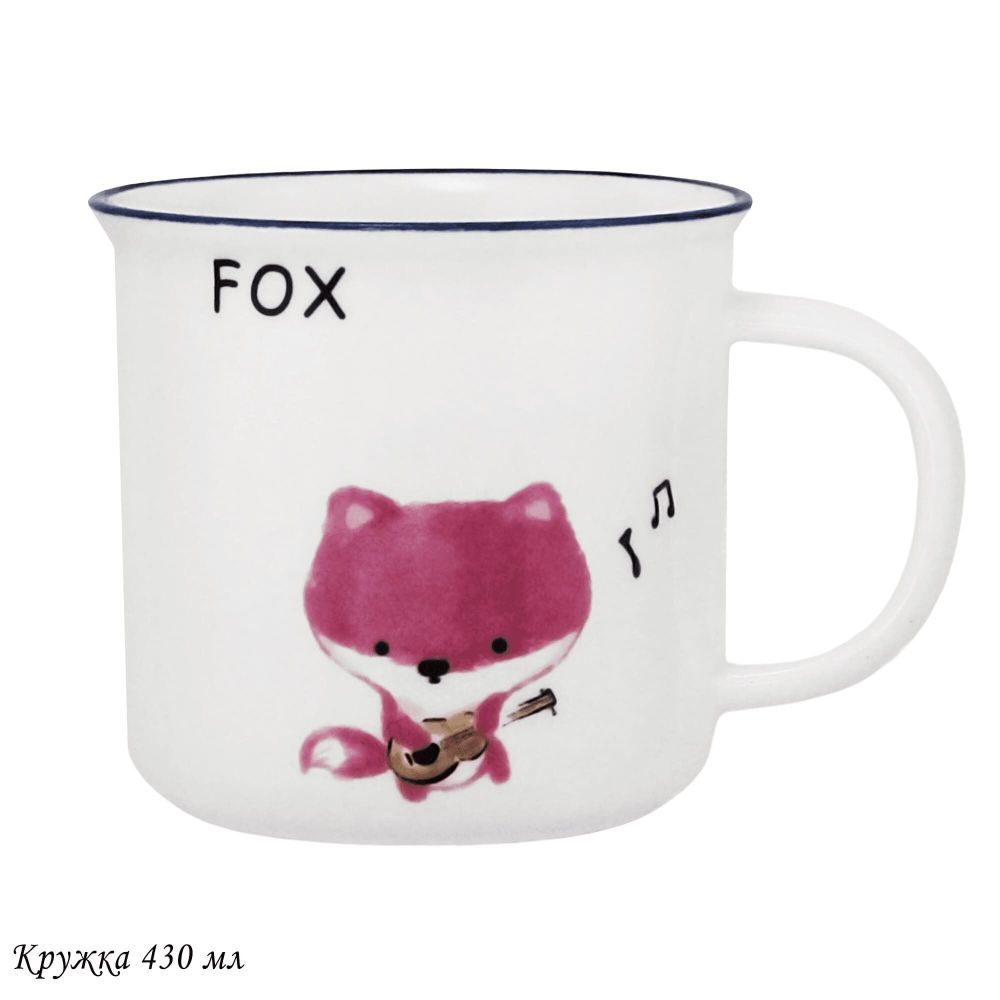 Lenardi 315-012 Кружка 400мл в под.уп.(х48)Фарфор