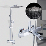 Душевая стойка с термостатом Gappo G2407-40
