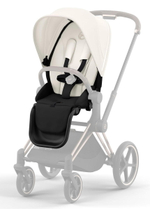 Коляска 3 в 1 Cybex Priam IV Rosegold complete и автокресло Cloud T i-Size Sepia Black Plus Off White