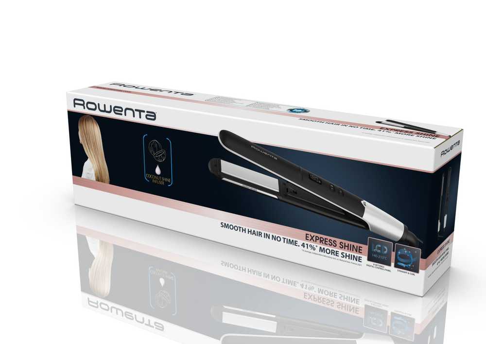 Выпрямитель для волос Rowenta Express Shine SF4621F0