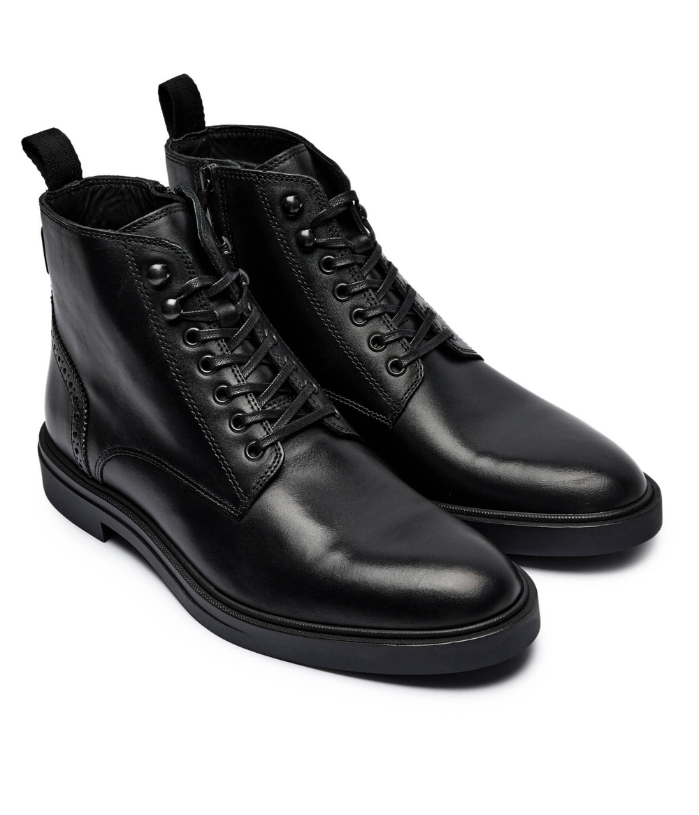 Кожаные высокие сапоги calev BOSS BLACK - черный(50523023)