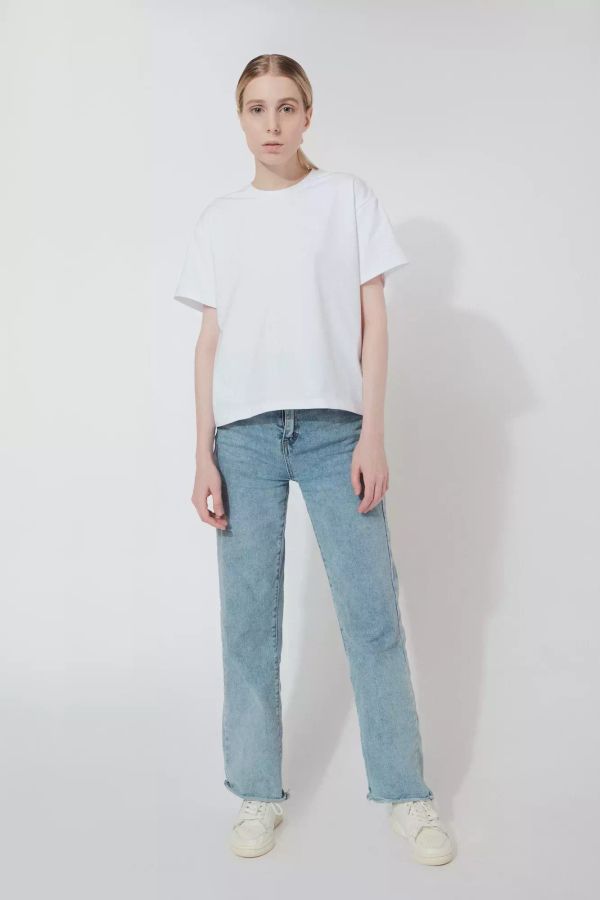 Футболка Плотная Женская Белая - фото 1