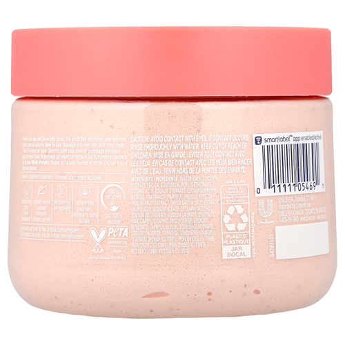 Dove, скраб для тела, белый персик и измельченный рис, 425 г (15 унций)