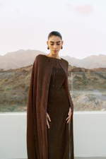 Кейп CAROLINE, шоколадный