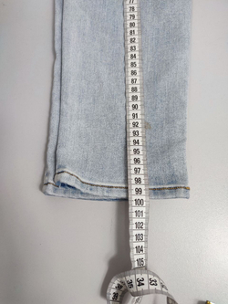 Джинсы H&M  голубые 44 размер