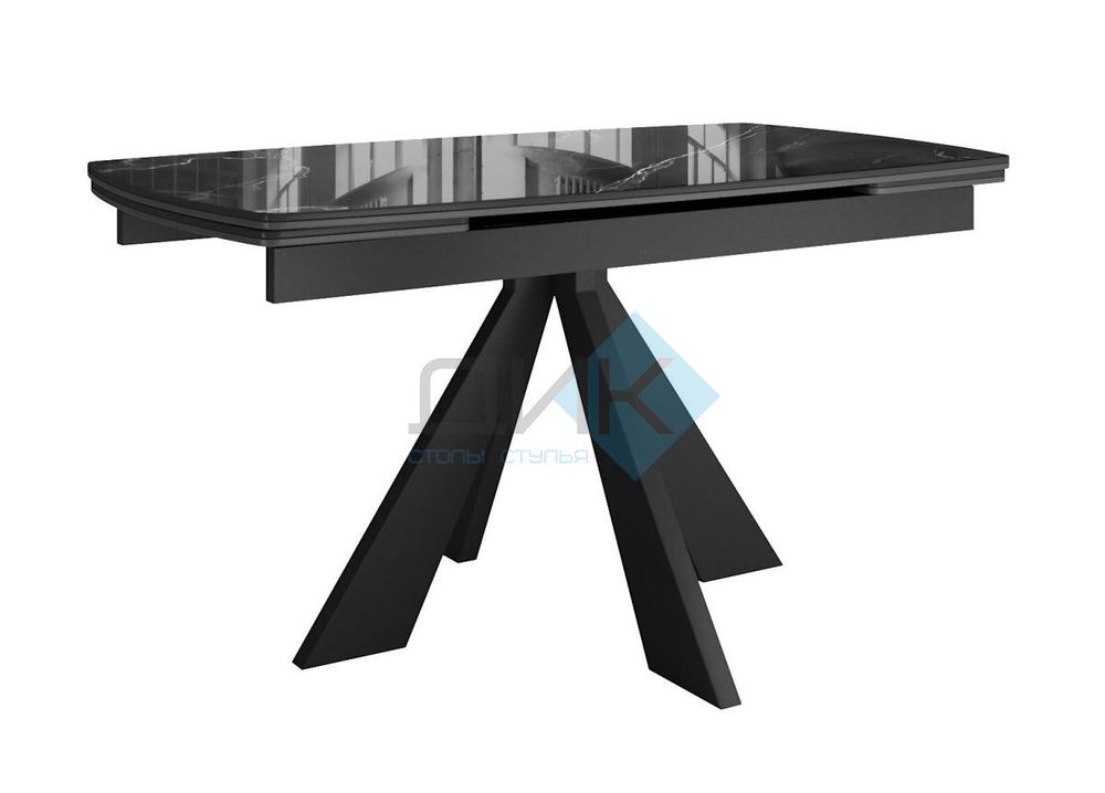 Стол DikLine SFU120 подстолье чёрное/опоры чёрные