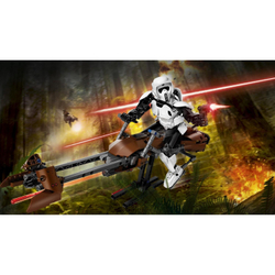 LEGO Star Wars: Штурмовик-разведчик на спидере 75532 — Scout Trooper & Speeder Bike — Лего Звездные войны Стар Ворз