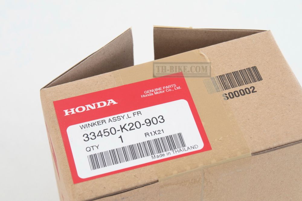 33450-K20-902. WINKER ASSY., L. FR. (12V 10W). OEM. Honda Zoomer-x