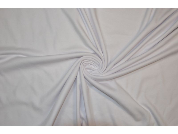 Кулирная гладь белая 100% хлопок (отрез 15*15см)