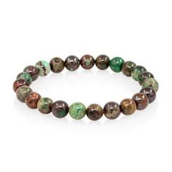 Браслет из натурального камня хризоколлы 8 мм