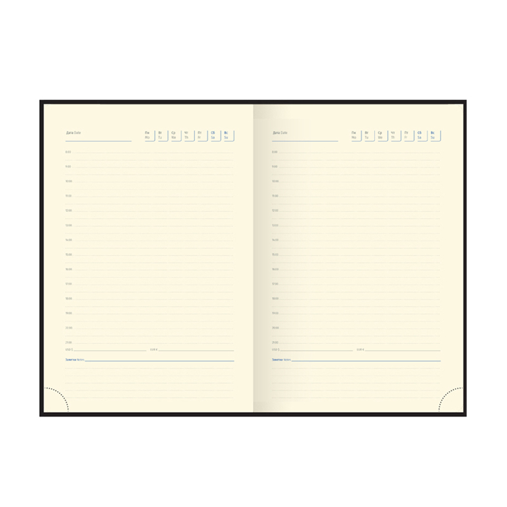 Подарочный набор: Шариковая ручка Parker Jotter + ежедневник, черный