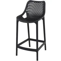 Полубарный стул Air черный