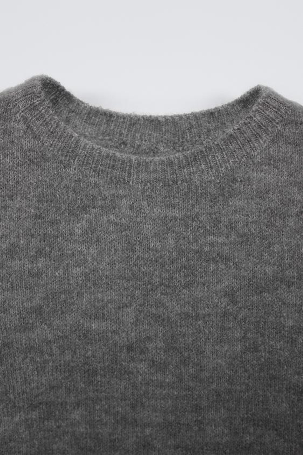 ZARA ПЛАТЬЕ ИЗ 100% ШЕРСТИ, СЕРЫЙ