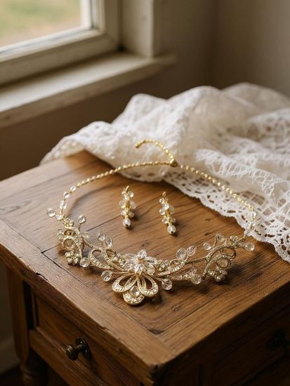 Комплект бижутерии Летто Алмаз