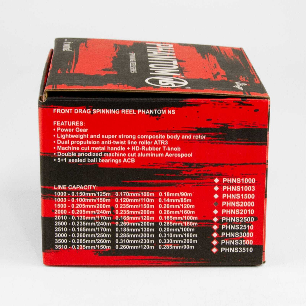 Катушка безынерционная Stinger Phantom NS 2000 (5+1BB, мет. шпуля)