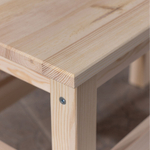 Журнальный столик, 66х33х44, Ральф, банкетка в прихожую, скамья деревянная, для дома и сада, Dipriz