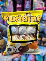 Мягкая игрушка подушка Pudding Пудинг 8 котиков пушин