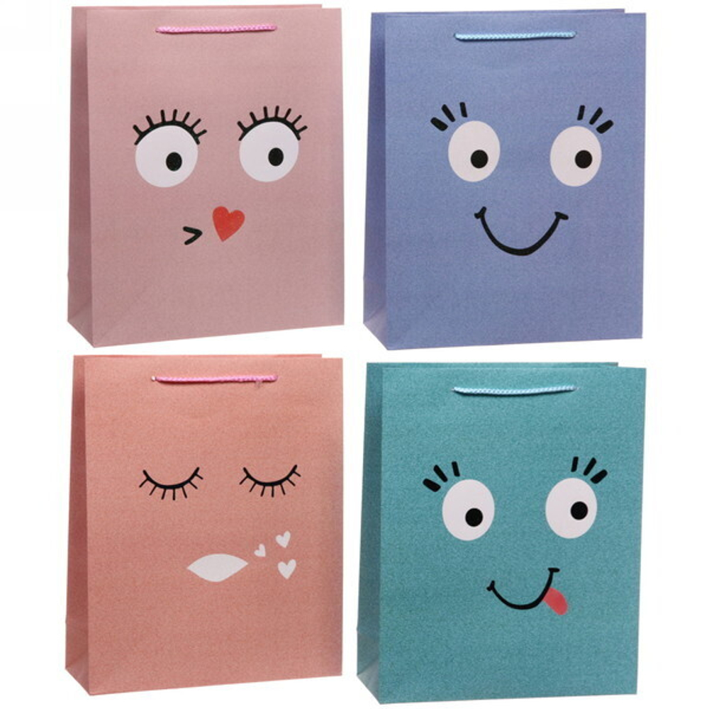 Пакет подарочный «Эмоции» 26*32*10 см