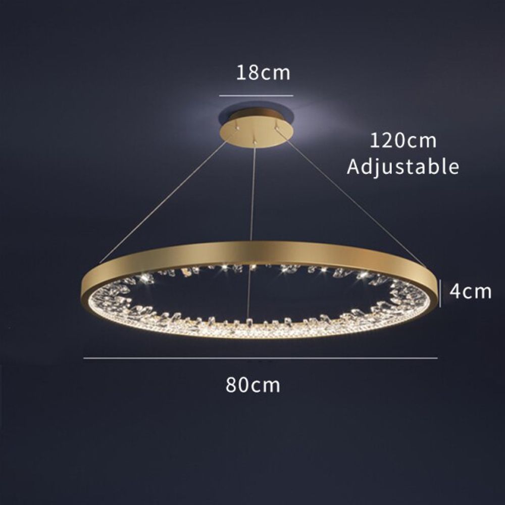 Люстра XD-80 gold