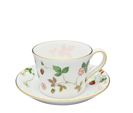 Wedgwood - Чашка с блюдцем Wild Strawberry 200мл для кофе/чая / артикул   1053808  / GTIN 4582112839489