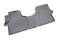 Коврики Standard, в салон для VW Crafter 2006-2015, 2 шт. (полиуретан, чёрные) Element.NLC.51.24.210