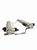 Коллекторная группа с расходомерами САРМАТ 1"x3/4" 8 вых. нерж с в /о SS2200 (CN)