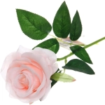 Цветок искусственный 50см «Роза» розовая