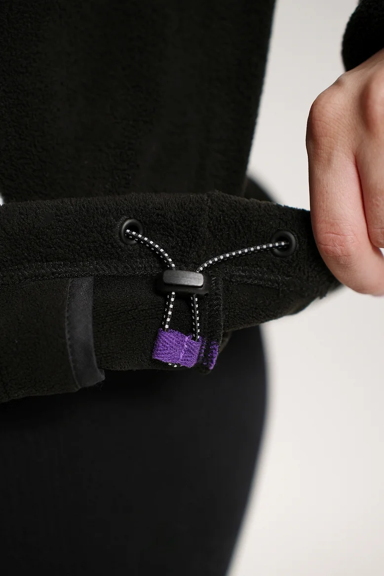 Анорак женский, цвет "Чёрная скала"