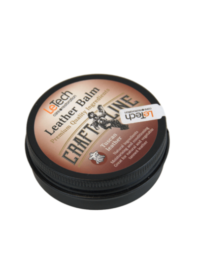 LeTech Натуральный Бальзам для кожи с запахом тосканской кожи Leather Balm (Tuscan Leather) 60мл