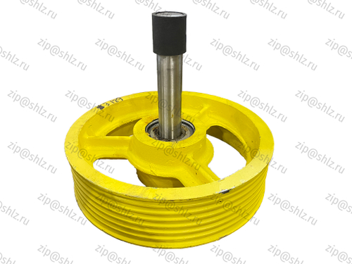 Блок отводной 435х7х10 в сборе с подшипниками (с осью) 0621Е.02.00.600