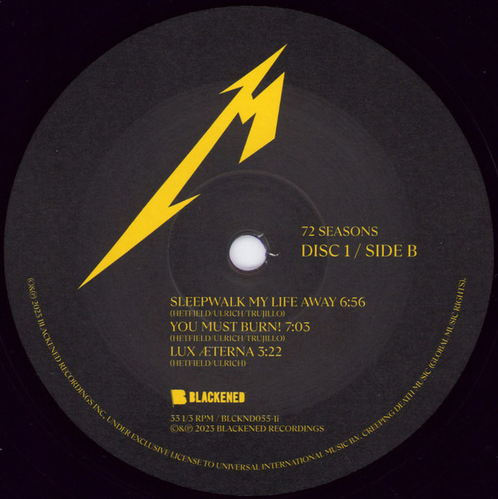 Metallica / 72 Seasons (Coloured Vinyl)(2LP)